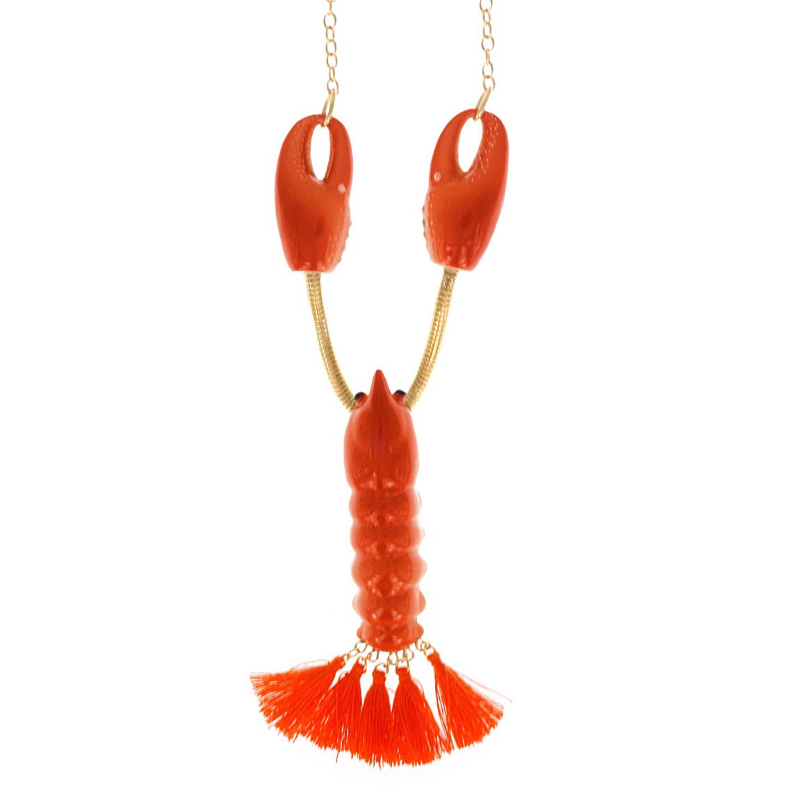 Collier homard tendance