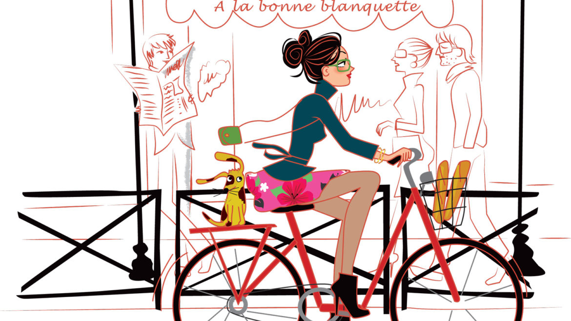 illustration paris velo Solene Debies